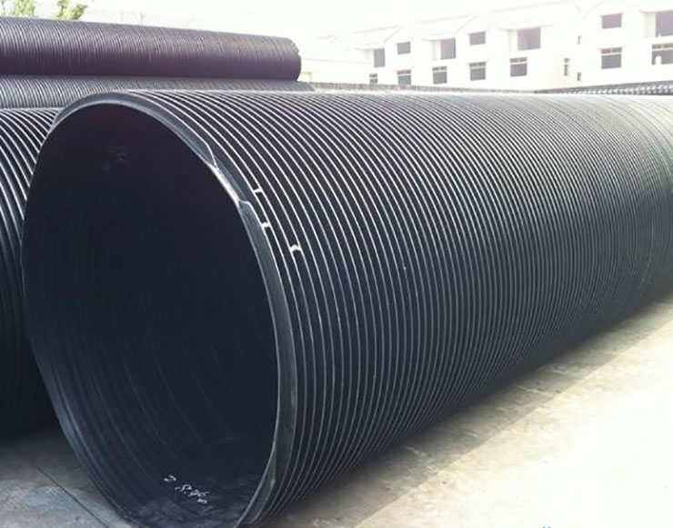 HDPE塑钢缠绕排水管2