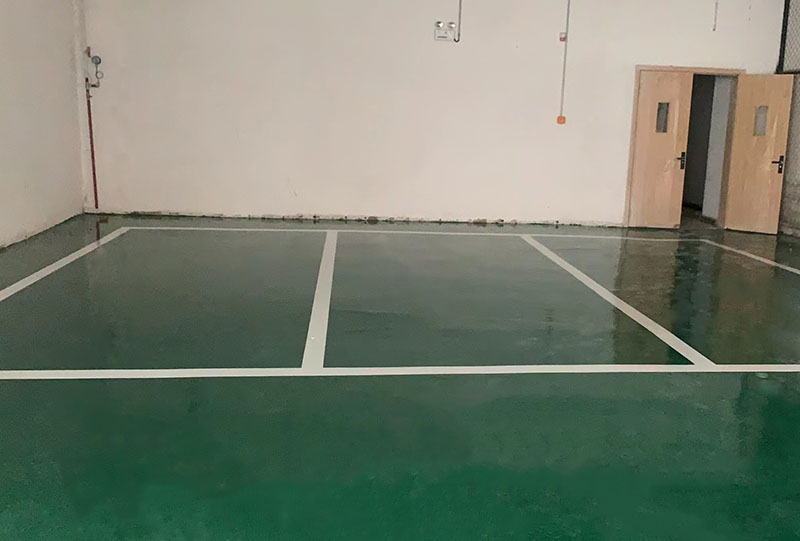 北师大附中高中部停车场环氧地坪