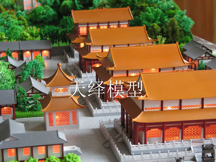 寺庙模型