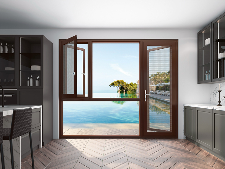 欧博 115 断桥平开窗