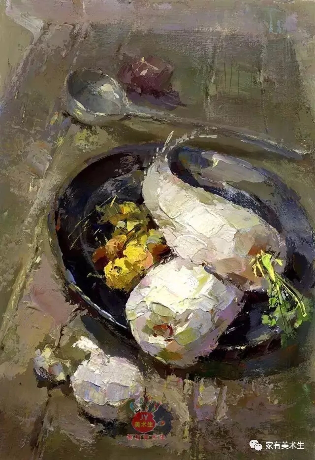 广州美术学院单招校考-最新《高分方向色彩静物》45张